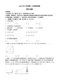 2024年江苏省徐州市丰县九年级中考一模数学试题