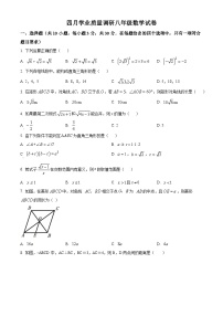 湖北省孝感市孝昌县2023-2024学年八年级下学期期中数学试题（原卷版+解析版）