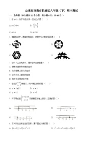 山东省济南市长清区2021-2022学年八年级（下）期中测试数学试卷(含答案)