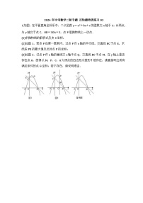 2024年中考数学二轮专题 压轴题培优练习03（含答案）