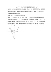 2024年中考数学二轮专题 压轴题培优练习07（含答案）