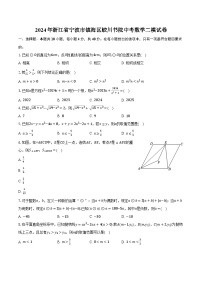 2024年浙江省宁波市镇海区蛟川书院中考数学二模试卷（含解析）