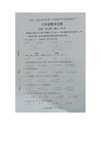 山东省菏泽市成武县2023-2024学年七年级下学期4月期中考试数学试题