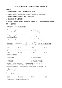 广东省广州市天河区八校联考2023-2024学年七年级下学期期中数学试题（原卷版+解析版）