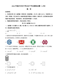 2024年山东省临沂市初中学业水平考试数学模拟试题（A）（原卷版+解析版）