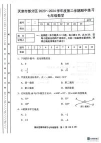 天津市天津市宝坻区2023-2024学年七年级下学期4月期中数学试题