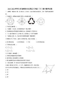 2023-2024学年江苏省南京市玄武区八年级（下）期中数学试卷（含解析）