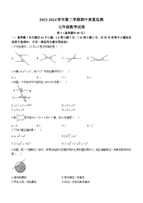 河北省承德市兴隆县2023-2024学年七年级下学期期中数学试题(含答案)