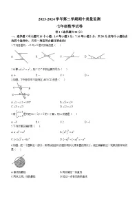 河北省承德市兴隆县2023-2024学年七年级下学期期中数学试题(含答案)