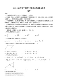 广东省湛江市经济技术开发区2023-2024学年八年级下学期期中数学试题（含答案）