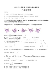 广东省深圳市宝安区10校联考2023-2024学年八年级下学期期中数学试题（含答案)