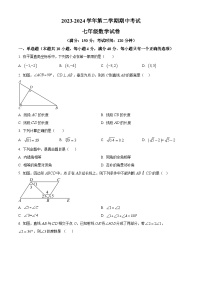 福建省福州铜盘中学2023-2024学年七年级下学期期中数学试题（原卷版+解析版）