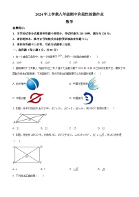 湖南省邵阳市隆回县2023-2024学年八年级下学期期中数学试题（原卷版+解析版）