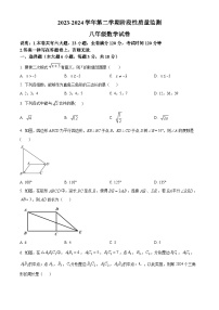 江西省赣州市信丰县2023-2024学年八年级下学期期中数学试题（原卷版+解析版）