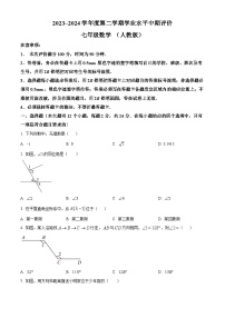 河北省唐山市路北区2023-2024学年七年级下学期期中数学试题（原卷版+解析版）