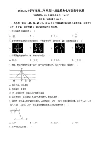 湖北省武汉市江汉区2023-2024学年七年级下学期期中数学试题（原卷版+解析版）
