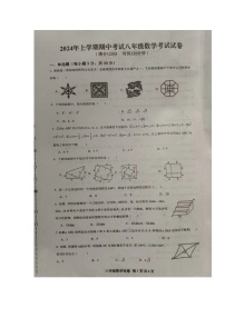 湖南省常德市桃源县片区联考2023-—2024学年八年级下学期期中考试数学试题