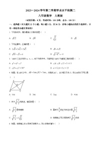 河北省廊坊市安次区2023-2024学年八年级下学期期中数学试题（原卷版+解析版）