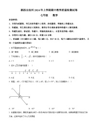 湖南省湘西自治州2023-2024学年七年级下学期期中数学试题（原卷版+解析版）