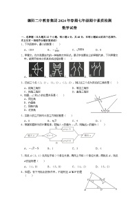 四川省德阳市德阳二中教育集团2023-2024学年七年级下学期期中联考数学试题