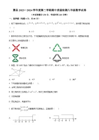 安徽省宿州市萧县2023-2024学年八年级下学期期中数学试题（原卷版+解析版）