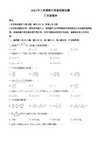 湖南省衡阳市蒸湘区2023-2024学年八年级下学期期中数学试题（原卷版+解析版）