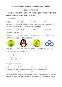 湖南省永州市东安县2023-2024学年九年级下学期期中数学试题（原卷版+解析版）