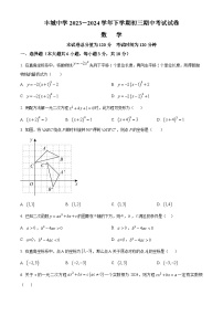 江西省宜春市丰城市江西省丰城中学2023-2024学年九年级下学期期中数学试题（原卷版+解析版）