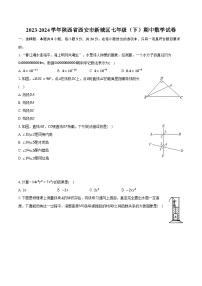 2023-2024学年陕西省西安市新城区七年级（下）期中数学试卷（含解析）