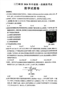 2024三门峡中考一模数学试卷含答案