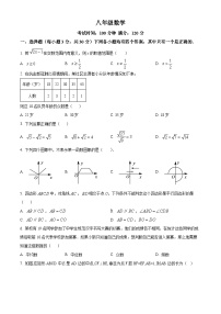 湖南省郴州市嘉禾县坦坪镇田心中学2023-2024学年八年级下学期期中数学试题（原卷版+解析版）