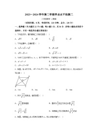 河北省廊坊市安次区2023-2024学年八年级下学期期中数学试题（含解析）