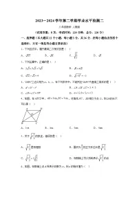 河北省廊坊市安次区2023-2024学年八年级下学期期中数学试题（含解析）