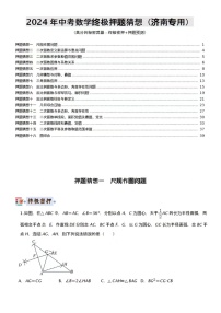 数学-2024年中考终极押题猜想(山东济南专用)（含答案）