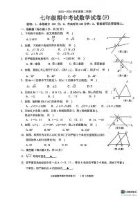 广东省汕头市潮阳区2023-2024学年七年级下学期期中考试数学试题