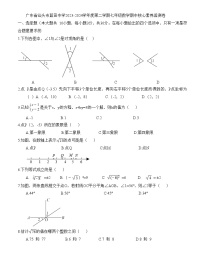 广东省汕头市蓝田中学2023-2024学年下学期七年级数学期中核心素养监测卷