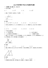 湖北省黄石市2023-2024学年七年级下学期期中数学试题