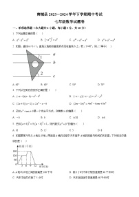 江西省抚州市南城县2023-2024学年七年级下学期期中数学试题（原卷版+解析版）