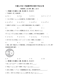 江西省宜春市丰城市第九中学2023-2024学年八年级下学期期中数学试题（B卷）（原卷版+解析版）