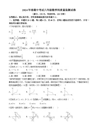 福建省泉州市晋江市片区联考2023-2024学年八年级下学期期中数学试题