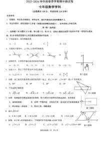 广西南宁市青秀区第一初级中学2023-2024学年七年级下学期期中数学试题