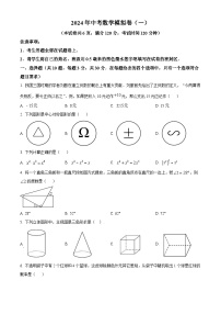 2024年湖北省荆楚初中联盟中考一模数学试题（原卷版+解析版）