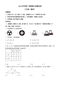 浙江省温州市安阳实验中学2023-2024学年八年级下学期期中数学试题（原卷版+解析版）