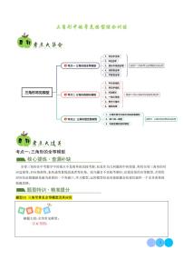 三角形中的常见模型综合训练--2024年中考数学复习冲刺过关