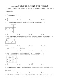 2024年陕西省榆林市靖边县中考二模数学试题（原卷版+解析版）