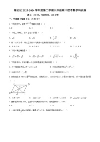 福建省厦门市翔安区2023-2024学年八年级下学期期中数学试题（原卷版+解析版）