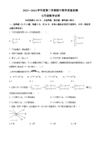 河北省邯郸经济技术开发区中学2023-2024学年七年级下学期期中数学试题（原卷版+解析版）