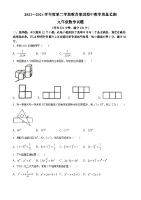 山东省滨州市博兴县2023-2024学年九年级下学期期中数学试题