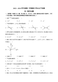 山东省淄博市高新区2023-2024学年七年级下学期期中数学试题（原卷版+解析版）