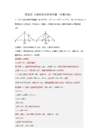 题型11 综合探究题 类型4 与旋转有关的探究题（专题训练）-2024年中考数学二轮题型突破（全国通用）